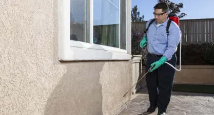Pest Control treatment to house
